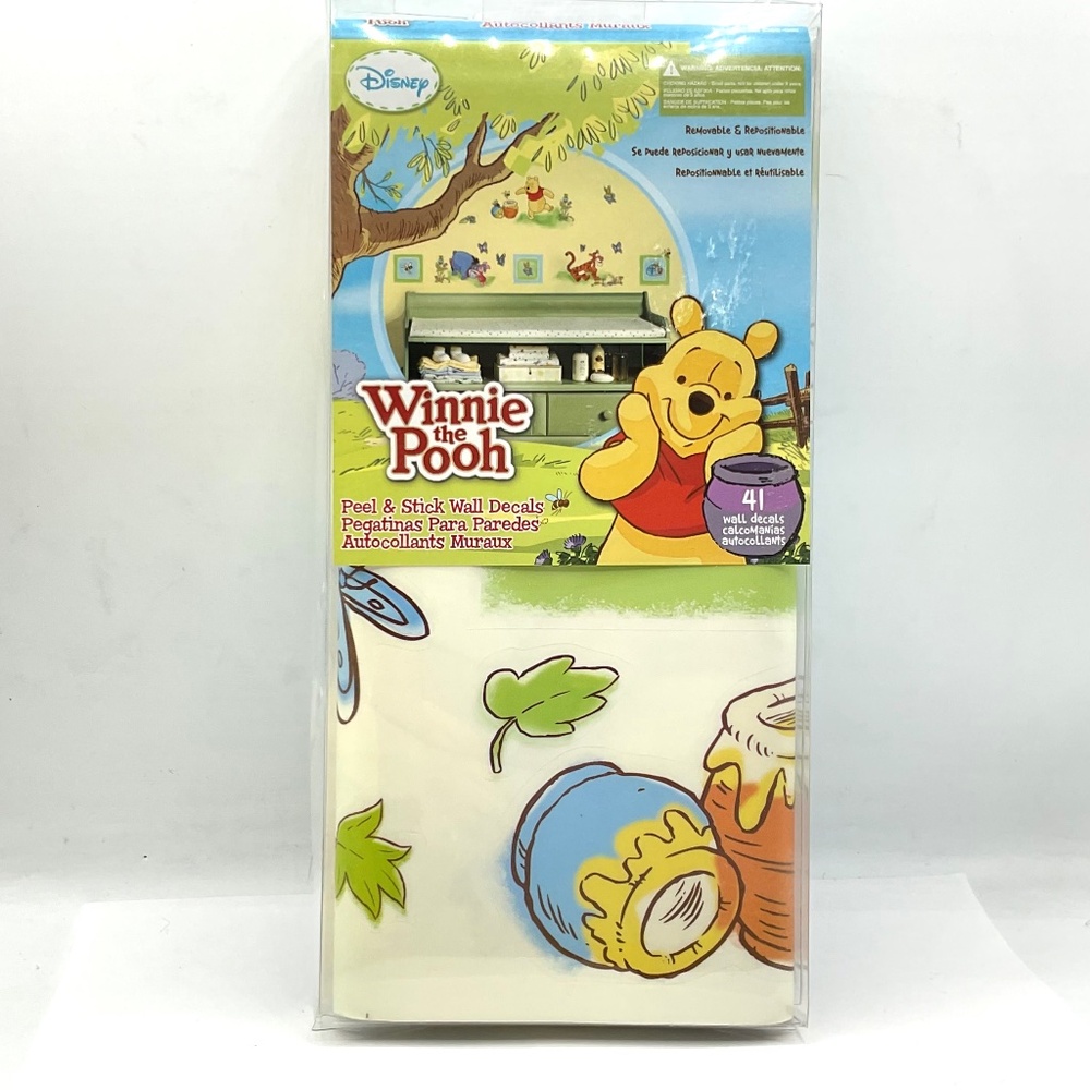 Disney WINNIE the POOH Peel and Stick Wall Decals  RoomMates RMK1630SCS